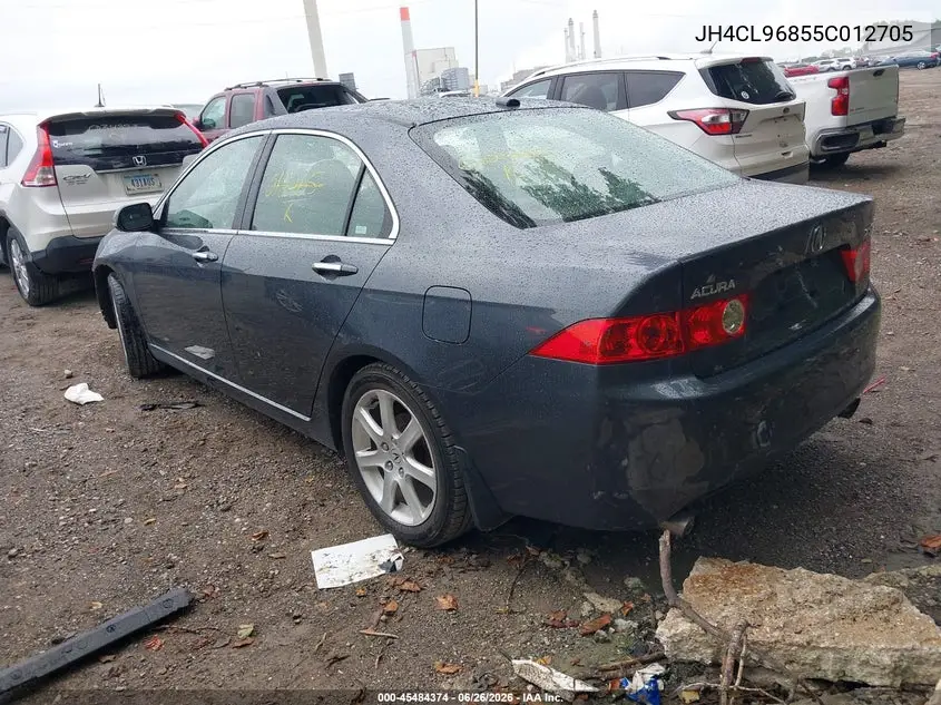 2005 Acura Tsx VIN: JH4CL96855C012705 Lot: 45484374
