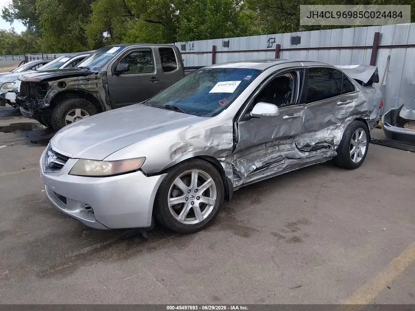 2005 Acura Tsx VIN: JH4CL96985C024484 Lot: 45497893