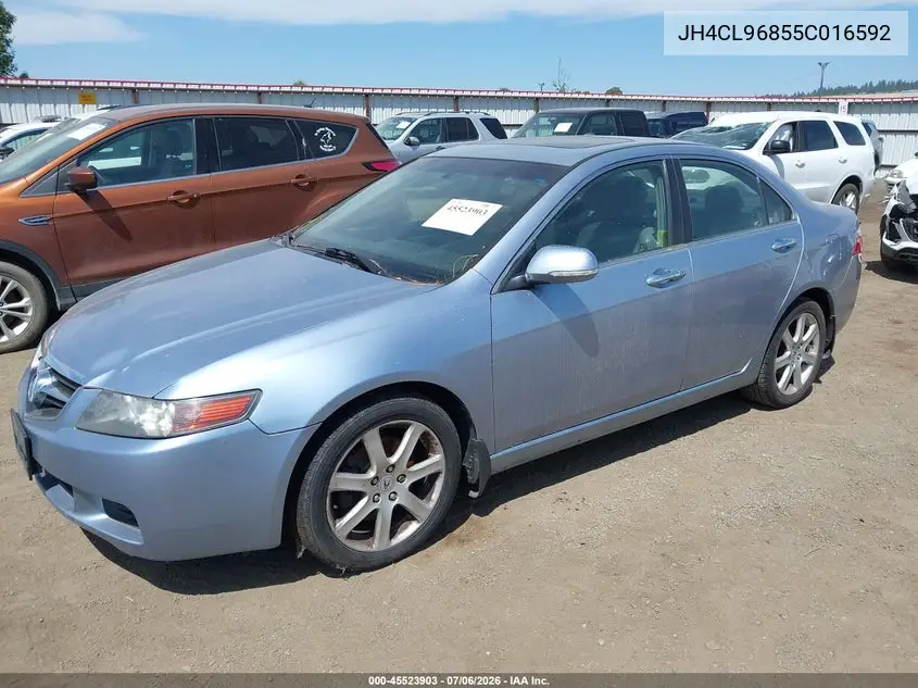 2005 Acura Tsx VIN: JH4CL96855C016592 Lot: 45523903