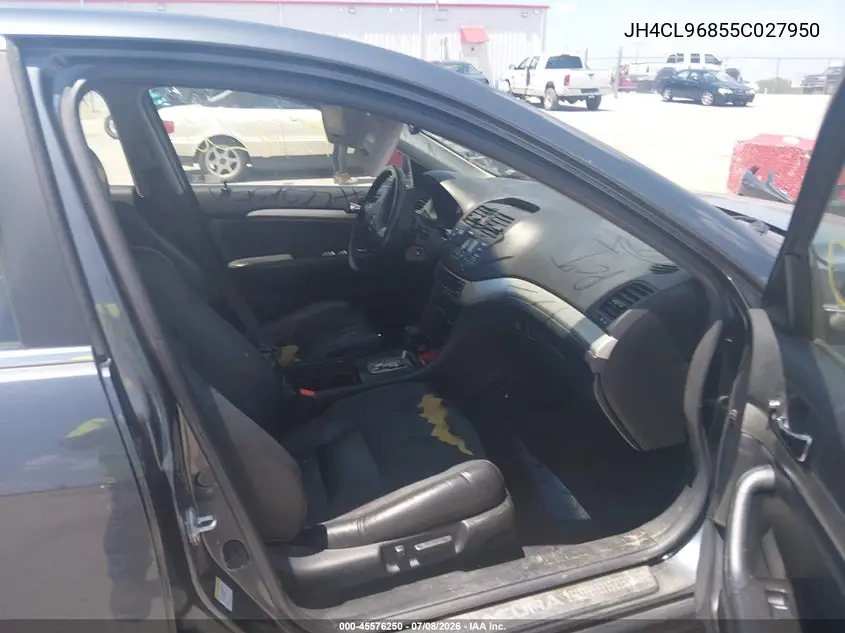 2005 Acura Tsx VIN: JH4CL96855C027950 Lot: 45576250