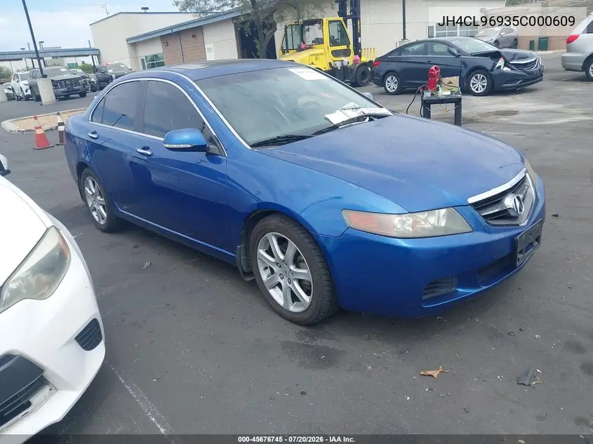 2005 Acura Tsx VIN: JH4CL96935C000609 Lot: 45676745