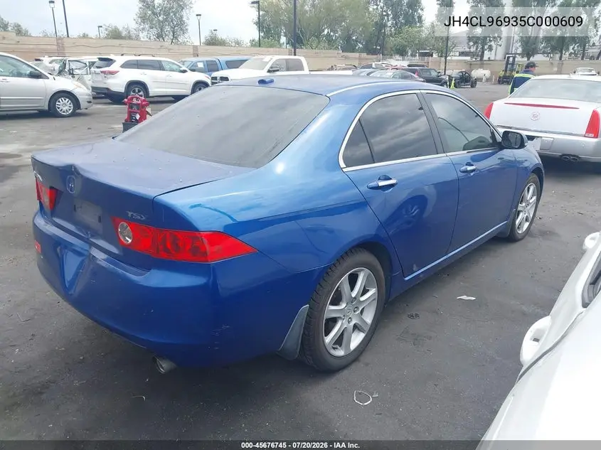 2005 Acura Tsx VIN: JH4CL96935C000609 Lot: 45676745