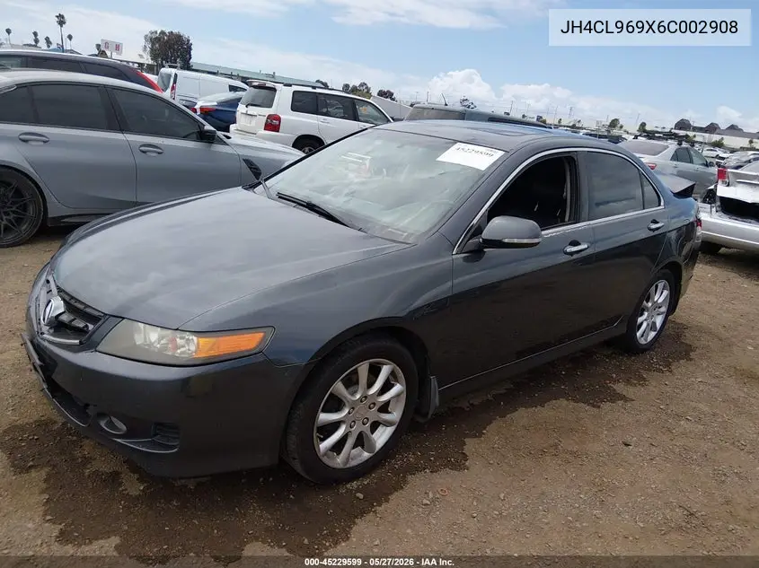 2006 Acura Tsx VIN: JH4CL969X6C002908 Lot: 45229599