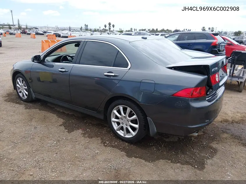 2006 Acura Tsx VIN: JH4CL969X6C002908 Lot: 45229599