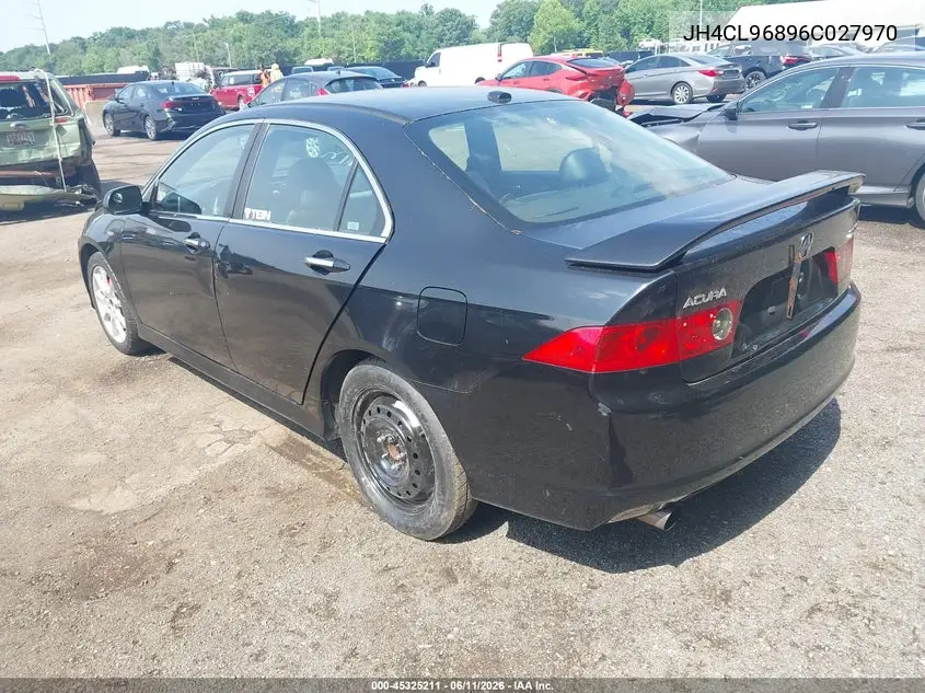 2006 Acura Tsx VIN: JH4CL96896C027970 Lot: 45325211