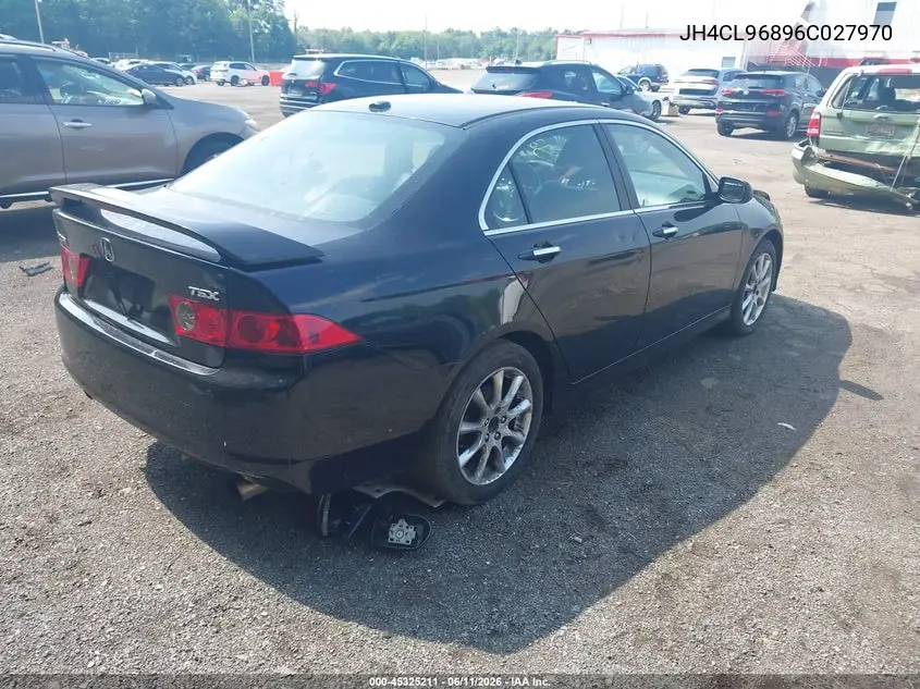 2006 Acura Tsx VIN: JH4CL96896C027970 Lot: 45325211
