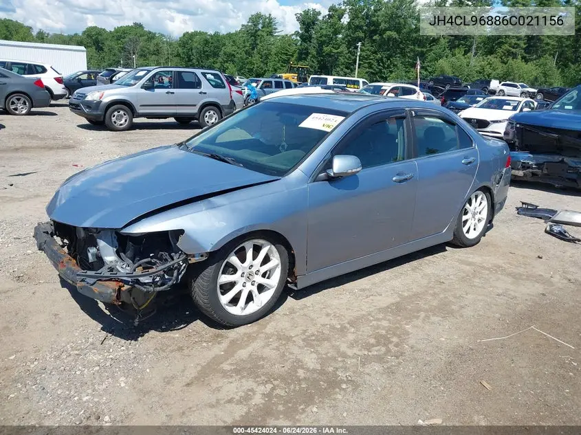2006 Acura Tsx VIN: JH4CL96886C021156 Lot: 45424024
