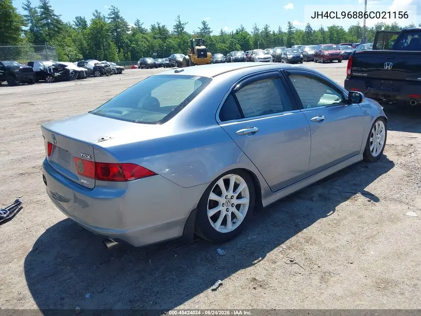 2006 Acura Tsx VIN: JH4CL96886C021156 Lot: 45424024