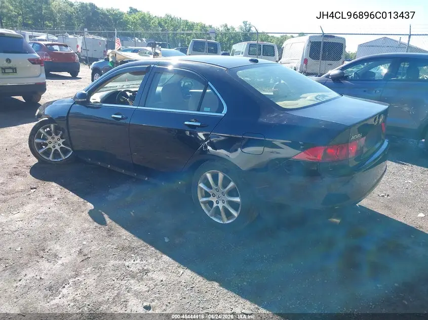 2006 Acura Tsx VIN: JH4CL96896C013437 Lot: 45444416