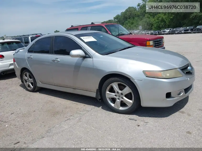 2006 Acura Tsx VIN: JH4CL96976C038720 Lot: 45468562