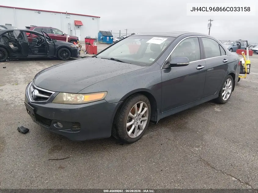 2006 Acura Tsx VIN: JH4CL96866C033158 Lot: 45486062