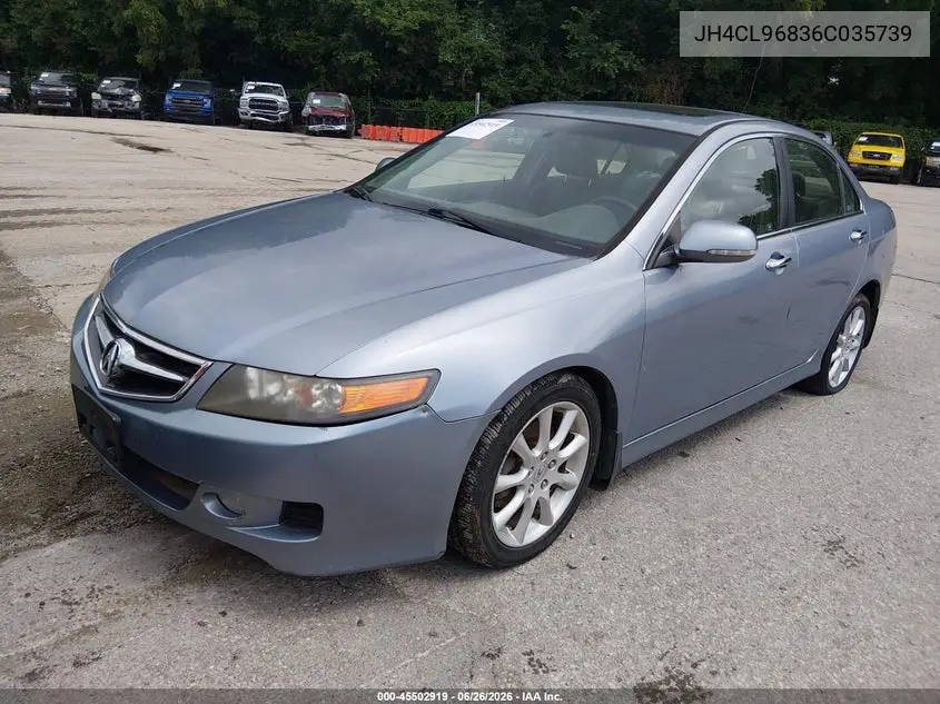 2006 Acura Tsx VIN: JH4CL96836C035739 Lot: 45502919