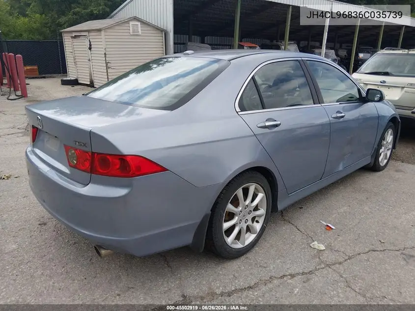 2006 Acura Tsx VIN: JH4CL96836C035739 Lot: 45502919