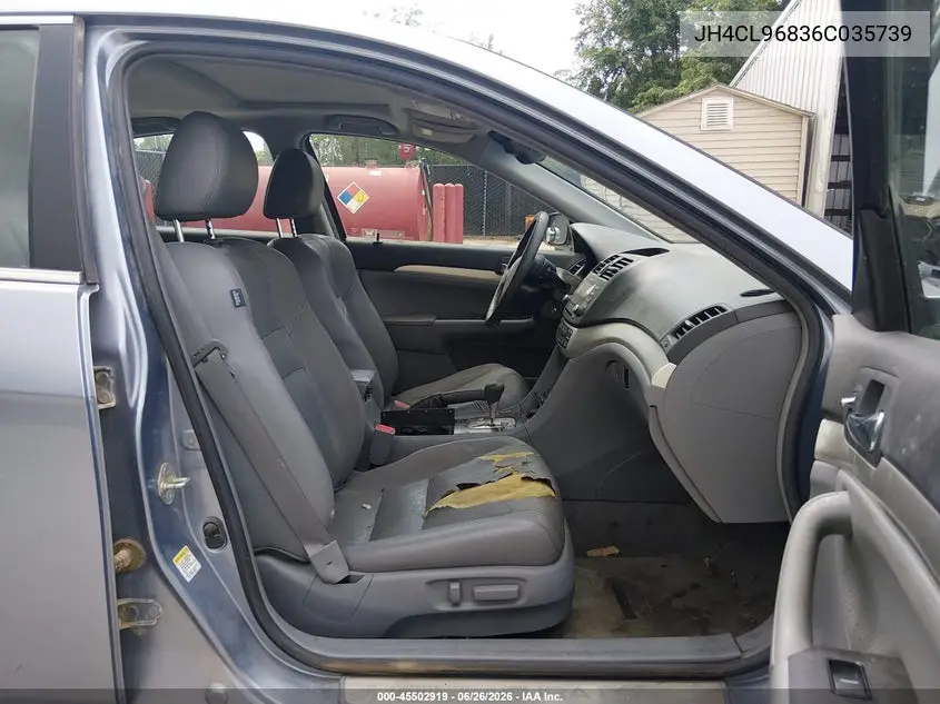 2006 Acura Tsx VIN: JH4CL96836C035739 Lot: 45502919