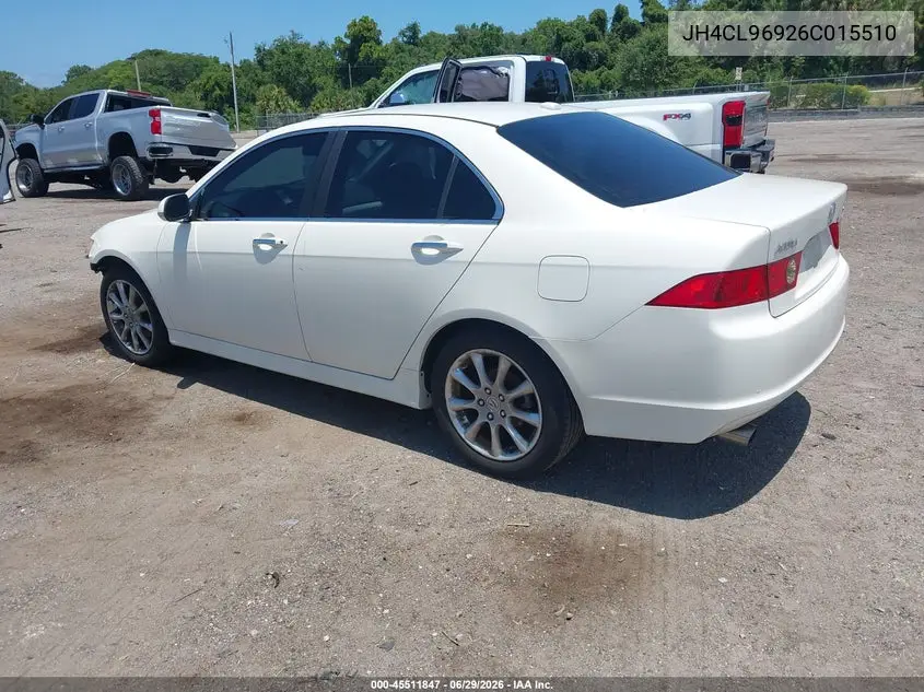 2006 Acura Tsx VIN: JH4CL96926C015510 Lot: 45511847