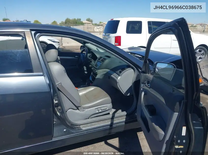 2006 Acura Tsx VIN: JH4CL96966C038675 Lot: 45518066