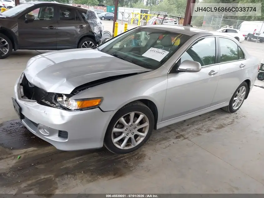 2006 Acura Tsx VIN: JH4CL96866C033774 Lot: 45530051