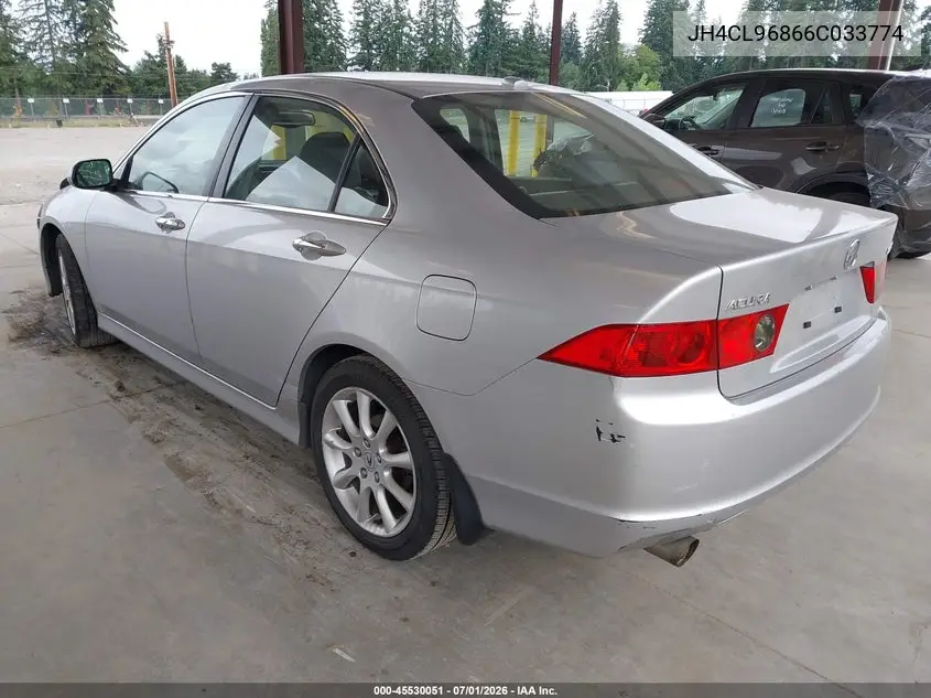 2006 Acura Tsx VIN: JH4CL96866C033774 Lot: 45530051