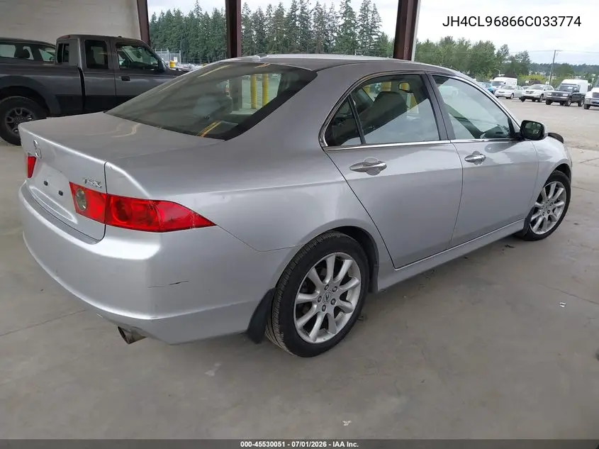 2006 Acura Tsx VIN: JH4CL96866C033774 Lot: 45530051