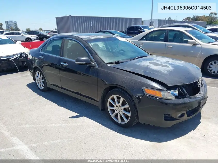 2006 Acura Tsx VIN: JH4CL96906C014503 Lot: 45554941