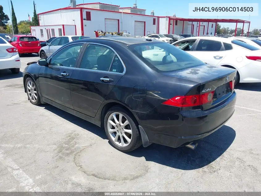 2006 Acura Tsx VIN: JH4CL96906C014503 Lot: 45554941