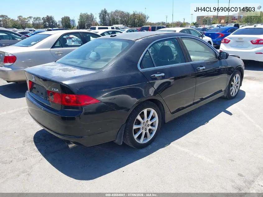 2006 Acura Tsx VIN: JH4CL96906C014503 Lot: 45554941