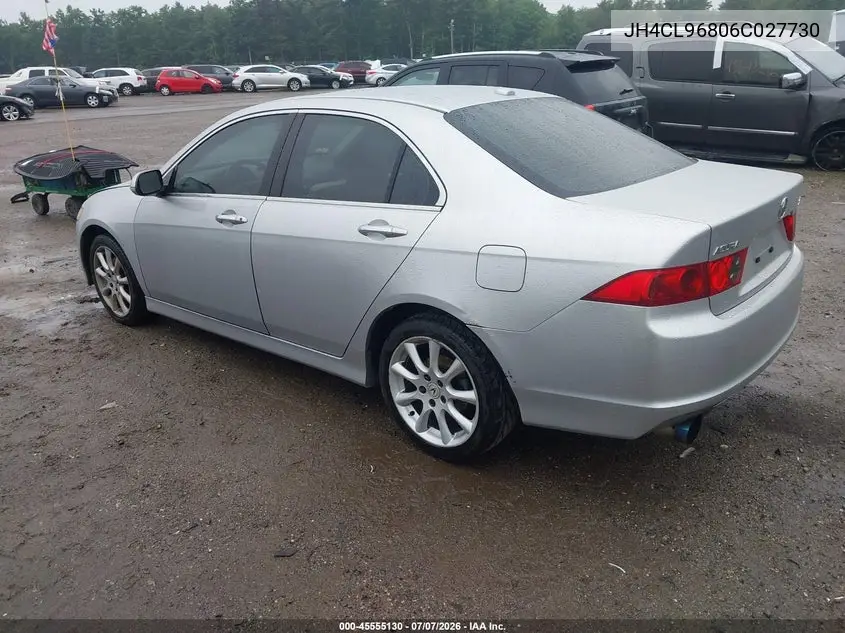 2006 Acura Tsx VIN: JH4CL96806C027730 Lot: 45555130