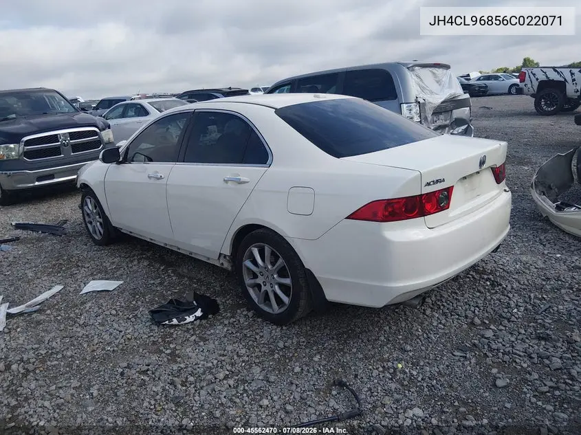 2006 Acura Tsx VIN: JH4CL96856C022071 Lot: 45562470