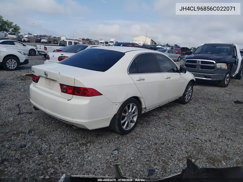 2006 Acura Tsx VIN: JH4CL96856C022071 Lot: 45562470
