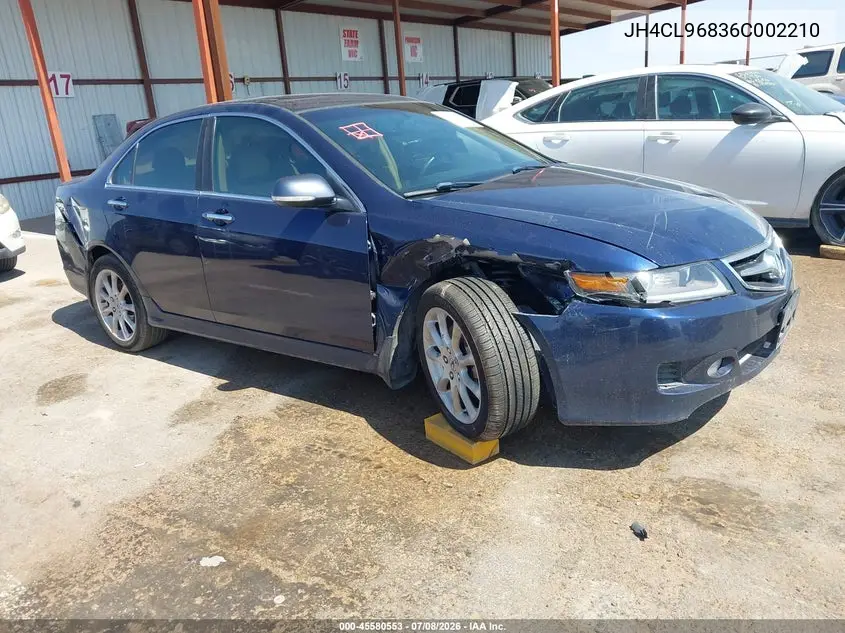 2006 Acura Tsx VIN: JH4CL96836C002210 Lot: 45580553