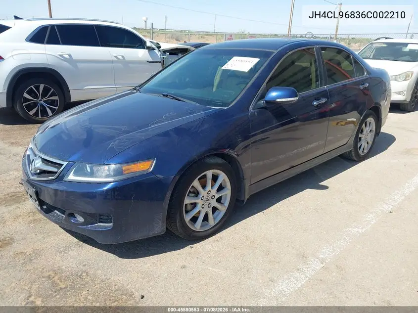 2006 Acura Tsx VIN: JH4CL96836C002210 Lot: 45580553