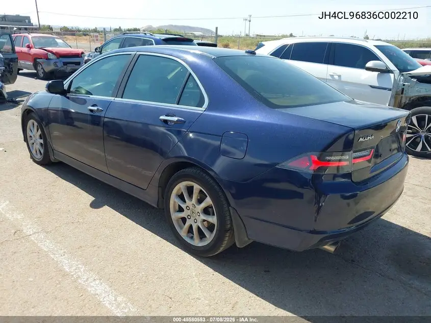 2006 Acura Tsx VIN: JH4CL96836C002210 Lot: 45580553