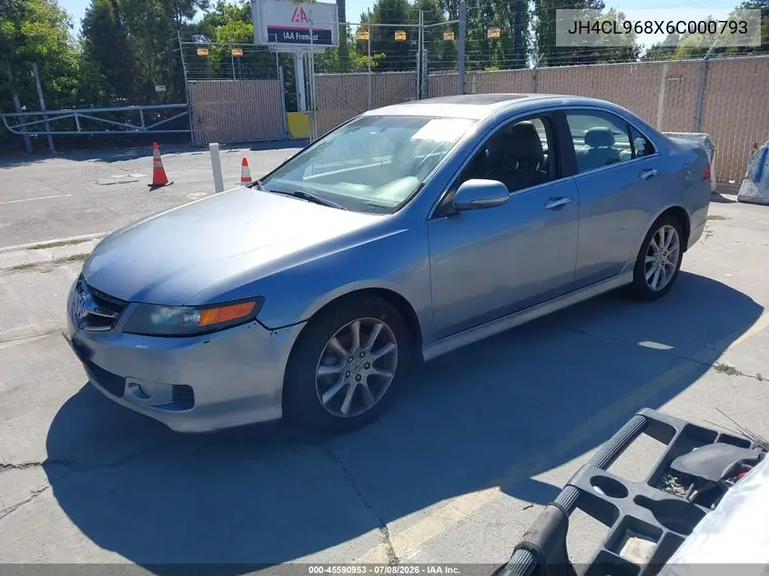 2006 Acura Tsx VIN: JH4CL968X6C000793 Lot: 45590953