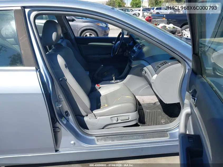 2006 Acura Tsx VIN: JH4CL968X6C000793 Lot: 45590953