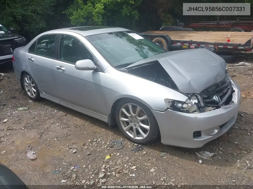 2006 Acura Tsx VIN: JH4CL95856C007331 Lot: 45591718