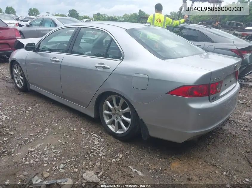 2006 Acura Tsx VIN: JH4CL95856C007331 Lot: 45591718