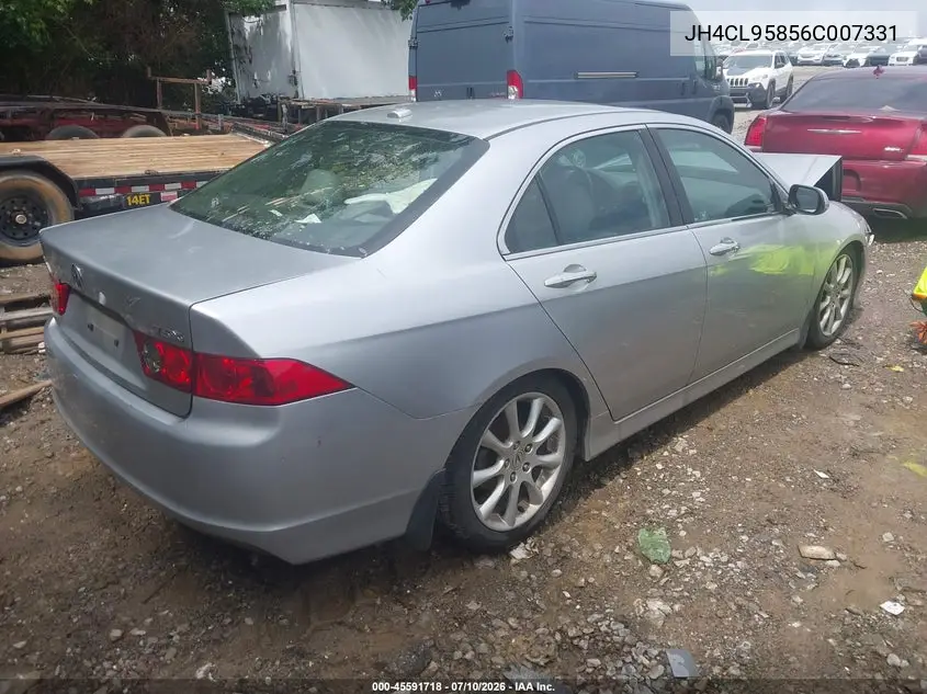2006 Acura Tsx VIN: JH4CL95856C007331 Lot: 45591718