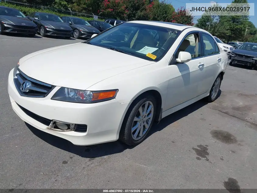 2006 Acura Tsx VIN: JH4CL968X6C028917 Lot: 45637592