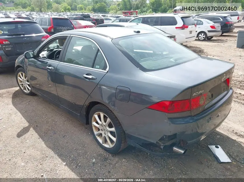 2007 Acura Tsx VIN: JH4CL96917C002460 Lot: 45190257
