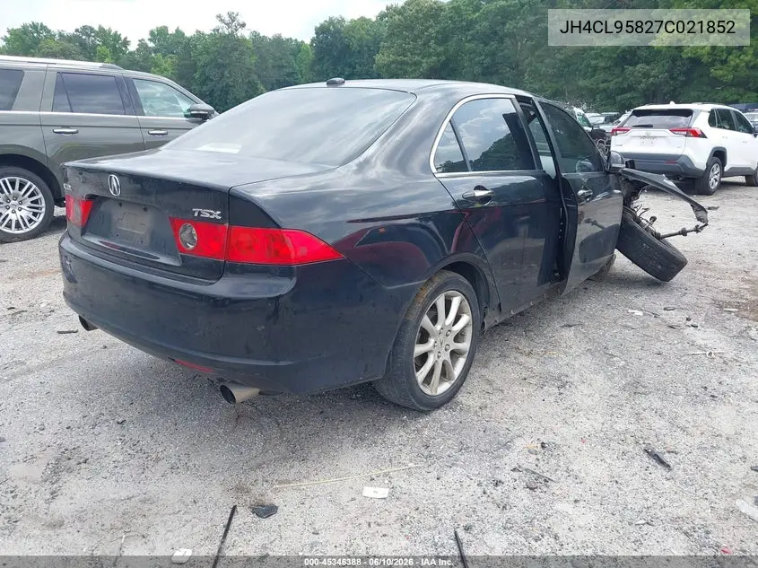 2007 Acura Tsx VIN: JH4CL95827C021852 Lot: 45346388