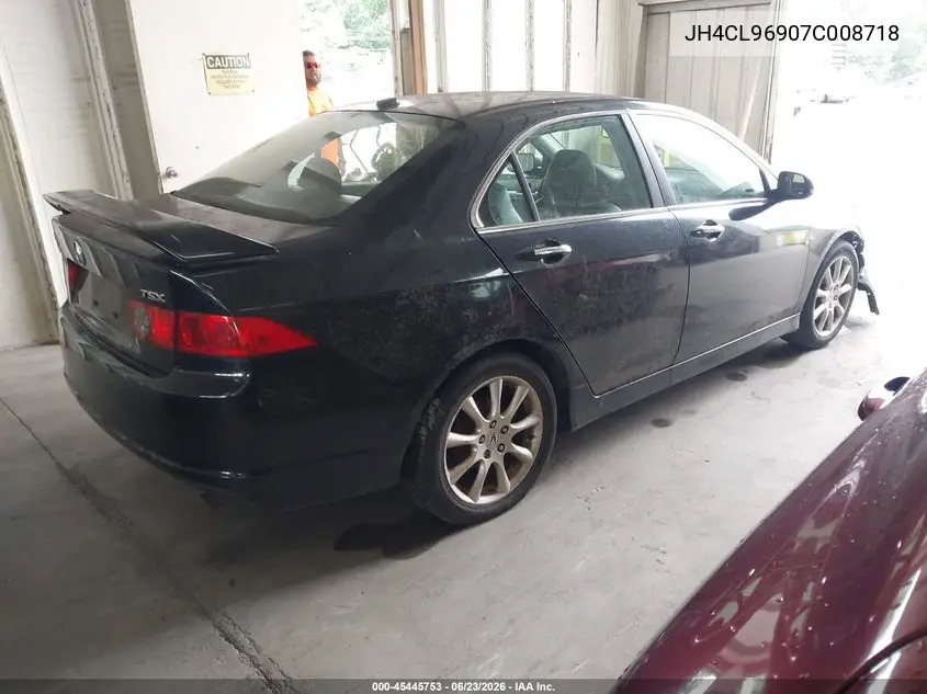 2007 Acura Tsx VIN: JH4CL96907C008718 Lot: 45445753