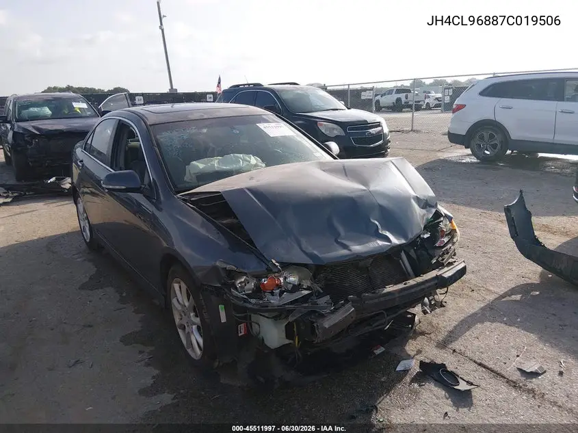 2007 Acura Tsx VIN: JH4CL96887C019506 Lot: 45511997