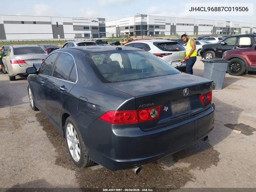 2007 Acura Tsx VIN: JH4CL96887C019506 Lot: 45511997
