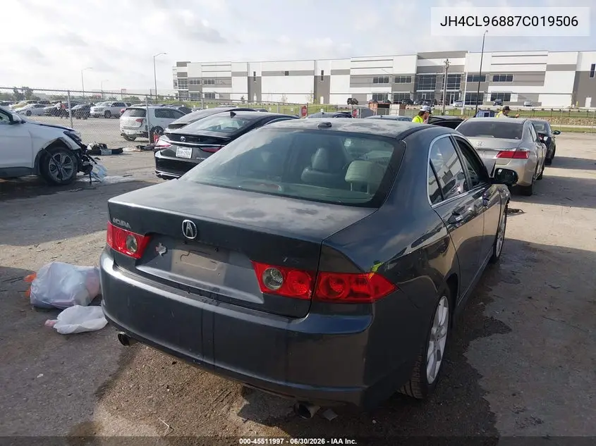 2007 Acura Tsx VIN: JH4CL96887C019506 Lot: 45511997
