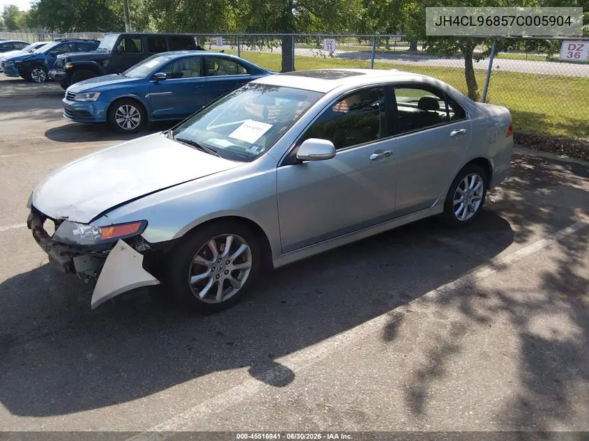 2007 Acura Tsx VIN: JH4CL96857C005904 Lot: 45516941