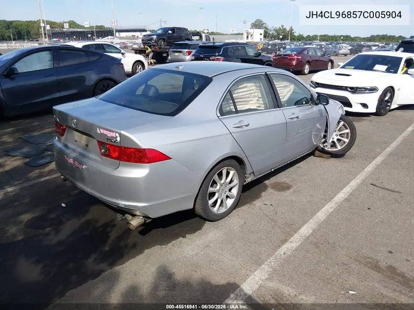 2007 Acura Tsx VIN: JH4CL96857C005904 Lot: 45516941