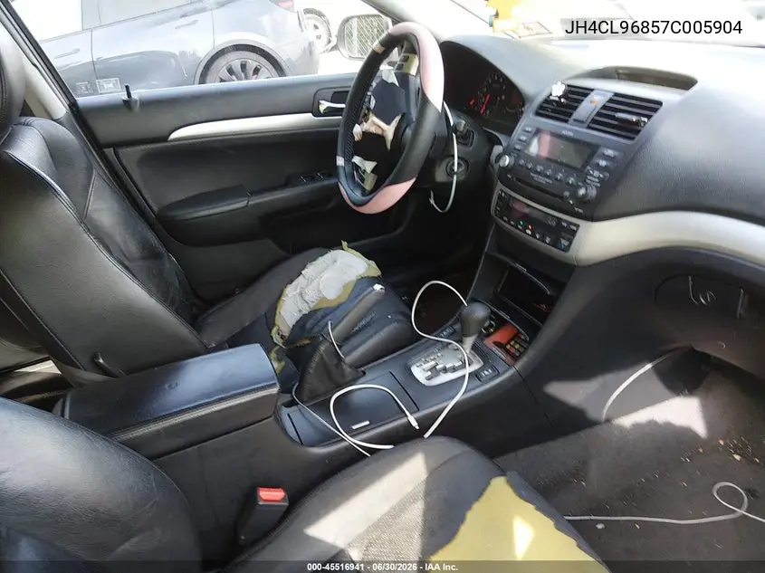 2007 Acura Tsx VIN: JH4CL96857C005904 Lot: 45516941