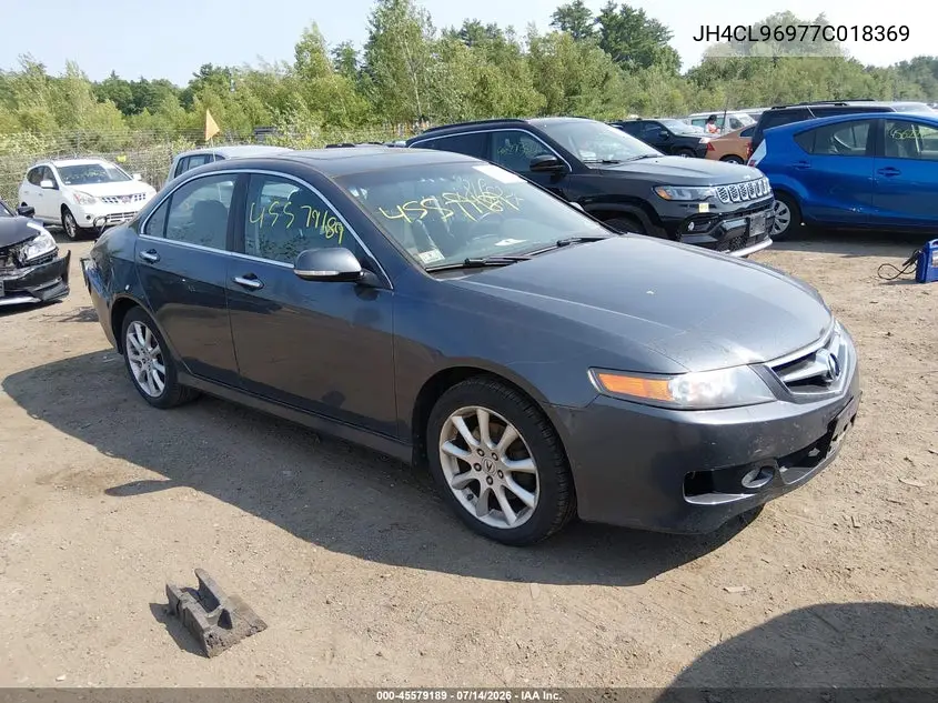 2007 Acura Tsx VIN: JH4CL96977C018369 Lot: 45579189