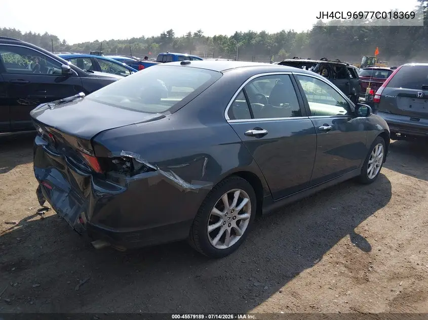 2007 Acura Tsx VIN: JH4CL96977C018369 Lot: 45579189