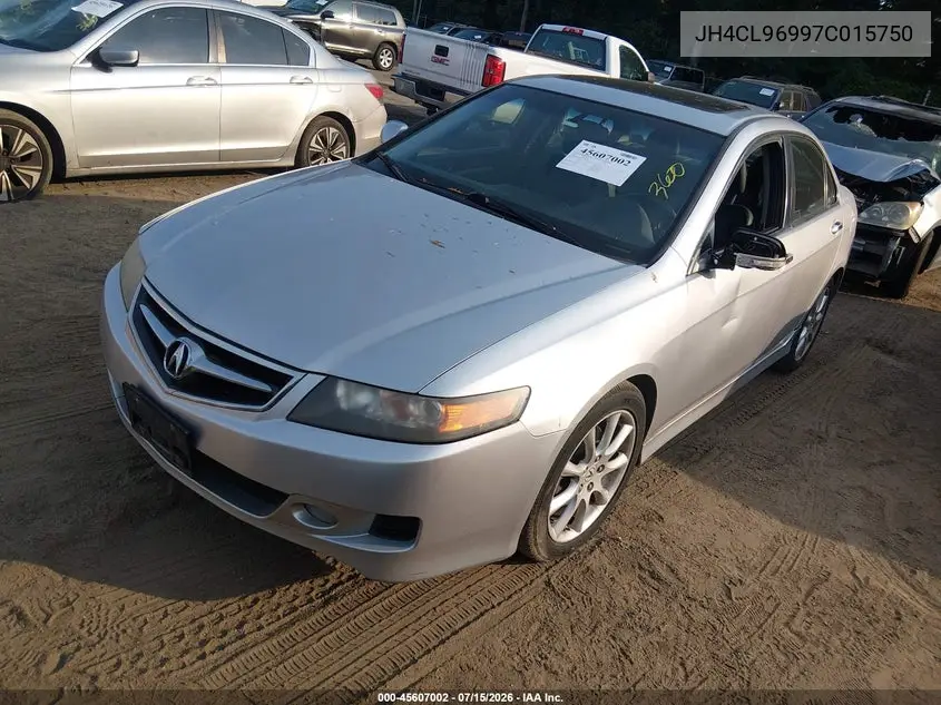 2007 Acura Tsx VIN: JH4CL96997C015750 Lot: 45607002